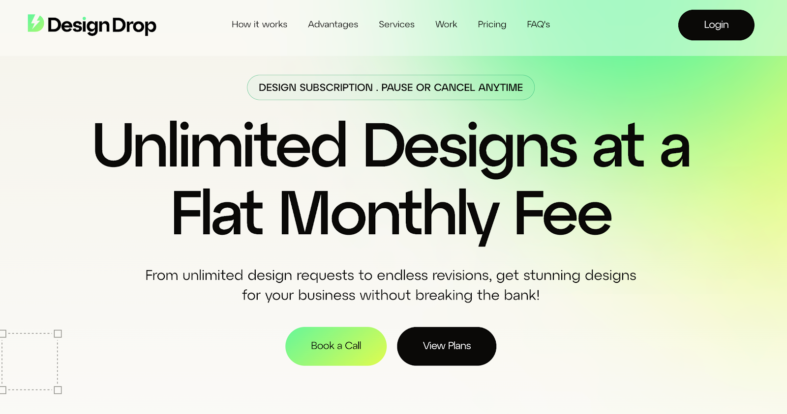 design drop