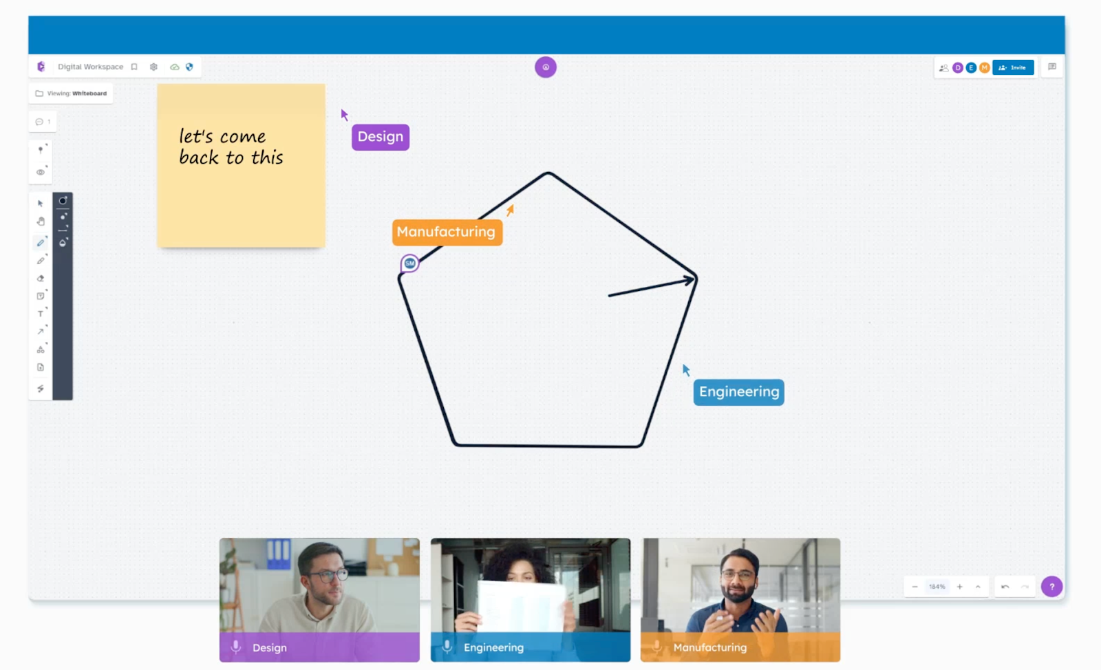 Whiteboard feature
