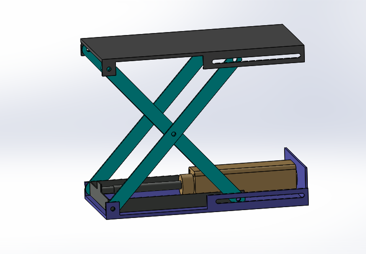 Pneumatic Scissor Lift Jack Project